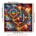 Psychedelic Flower of Life Chakra Altar Cloth — Tarot & Divination Mat
