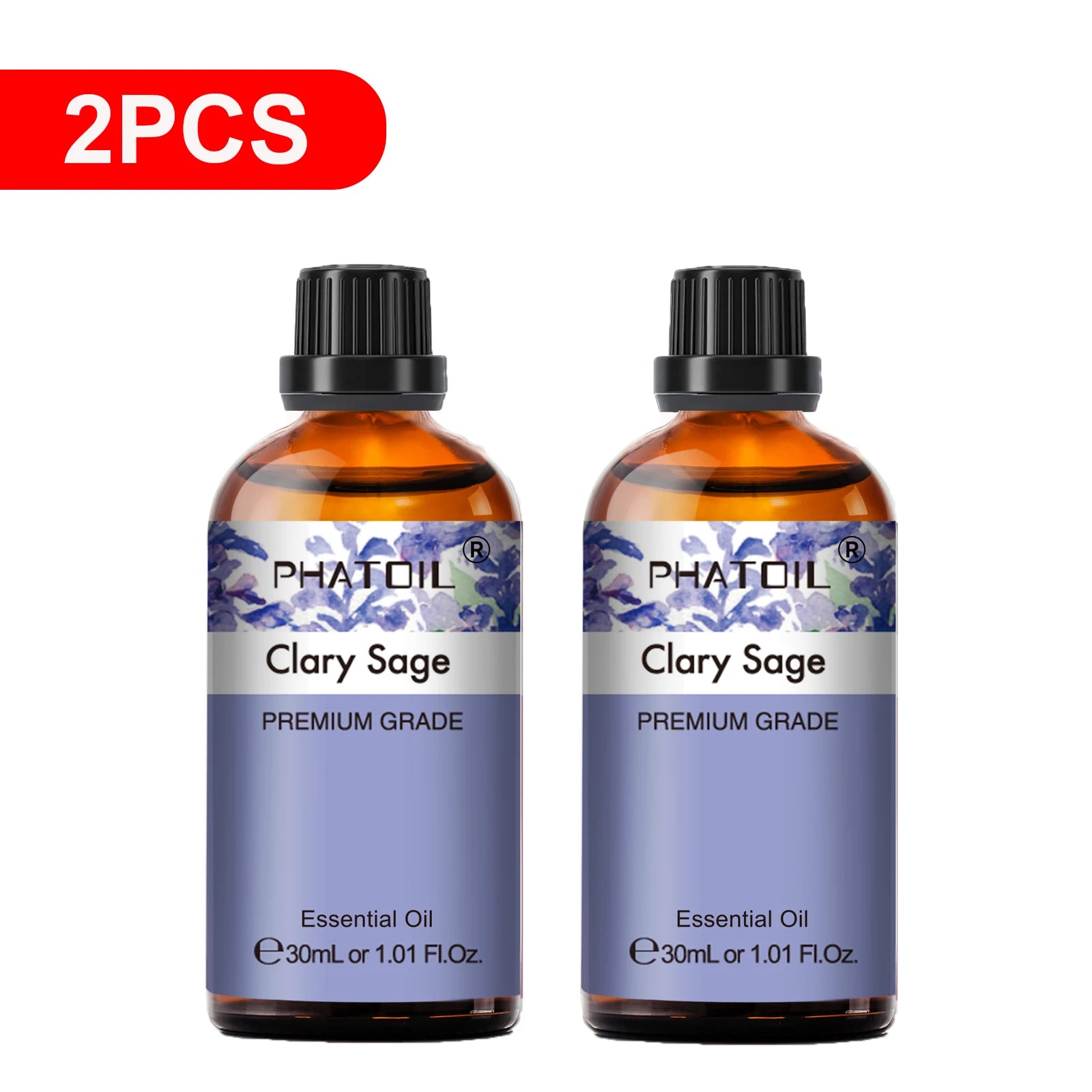 Pure Essential Oil 30ml | 2-Pack Aromatherapy Singles for Diffusers, Candles & DIY