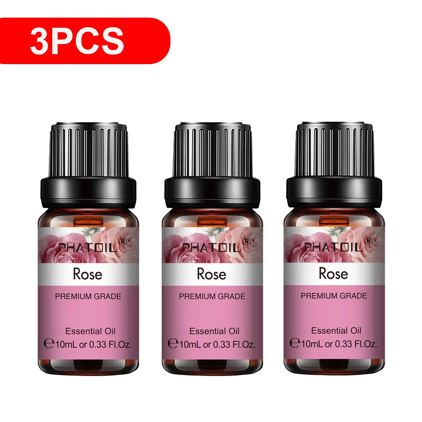 3-Pack Pure Essential Oil Set | 10ml Aromatherapy Oils