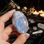 Moonstone Palm Stone | Natural Crystal for Healing & Meditation