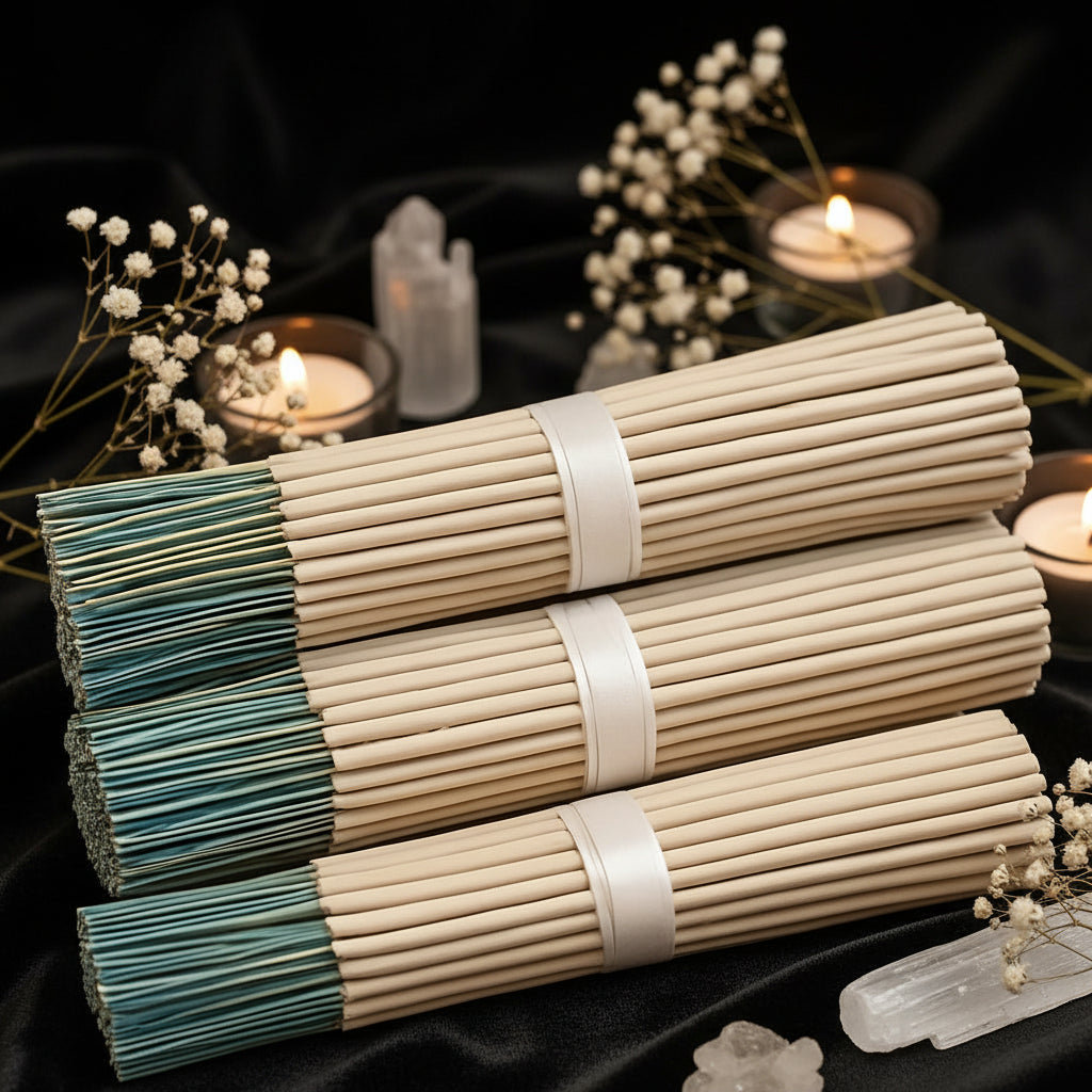 White Sage Incense Sticks | Long-Burning Cleansing Sticks for Meditation & Ritual
