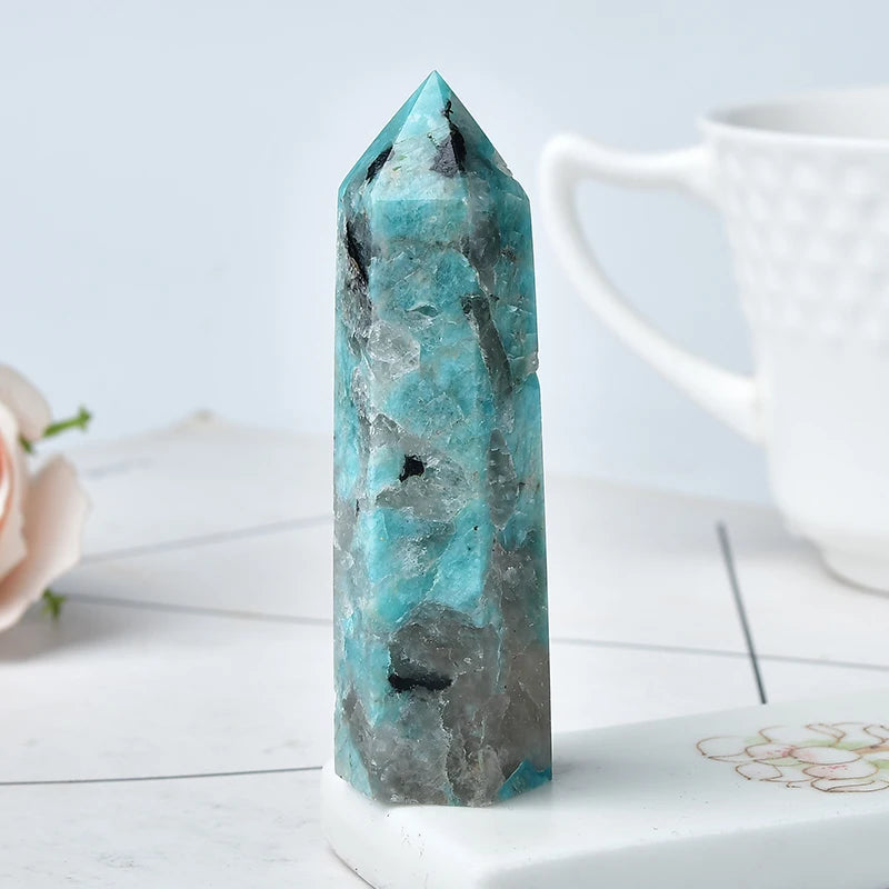 Natural Crystal Point Tower | Choose Your Stone