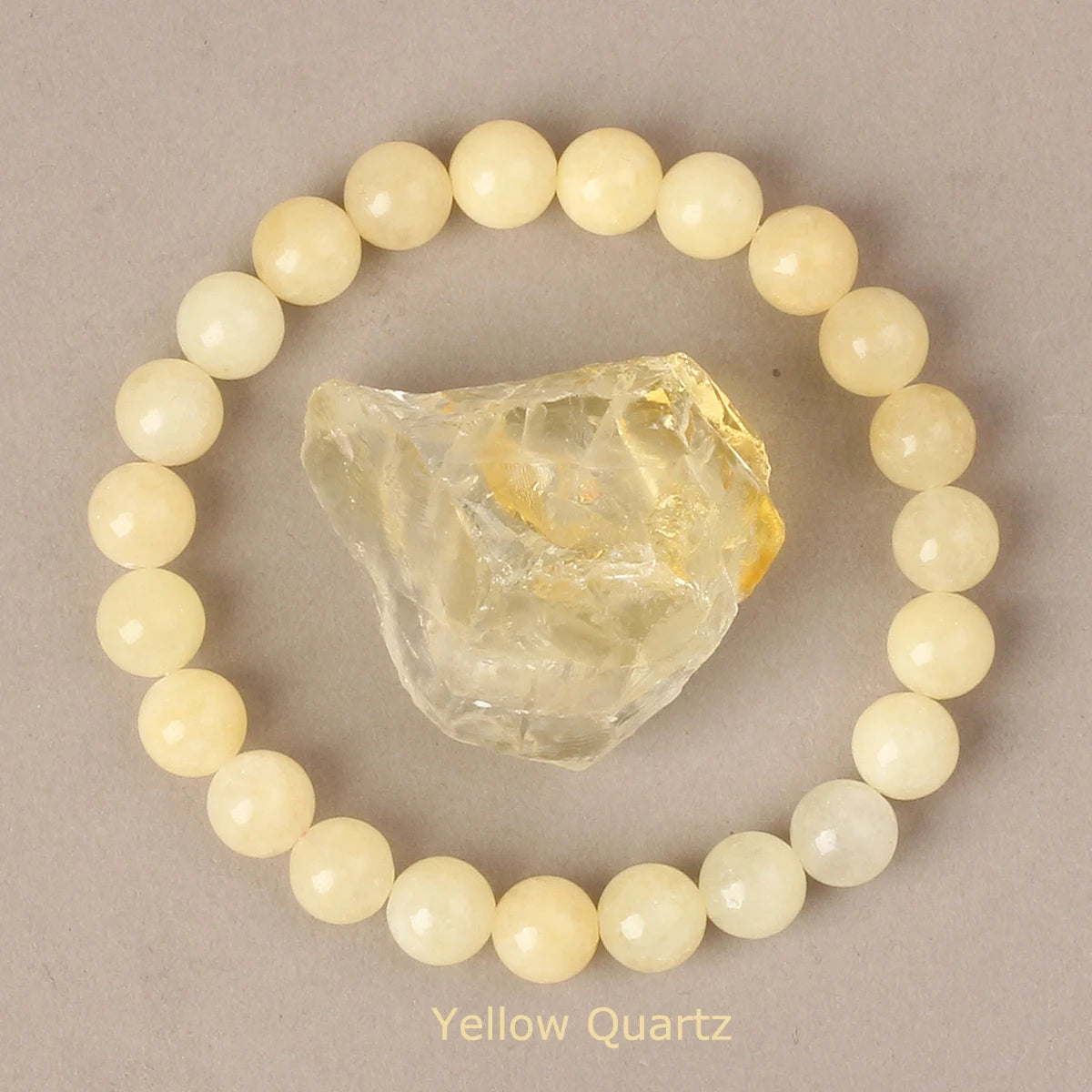Natural Crystal Bead Bracelet | Choose Your Stone | 6mm or 8mm