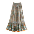 Boho Floral Maxi Skirt