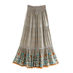 Boho Floral Maxi Skirt