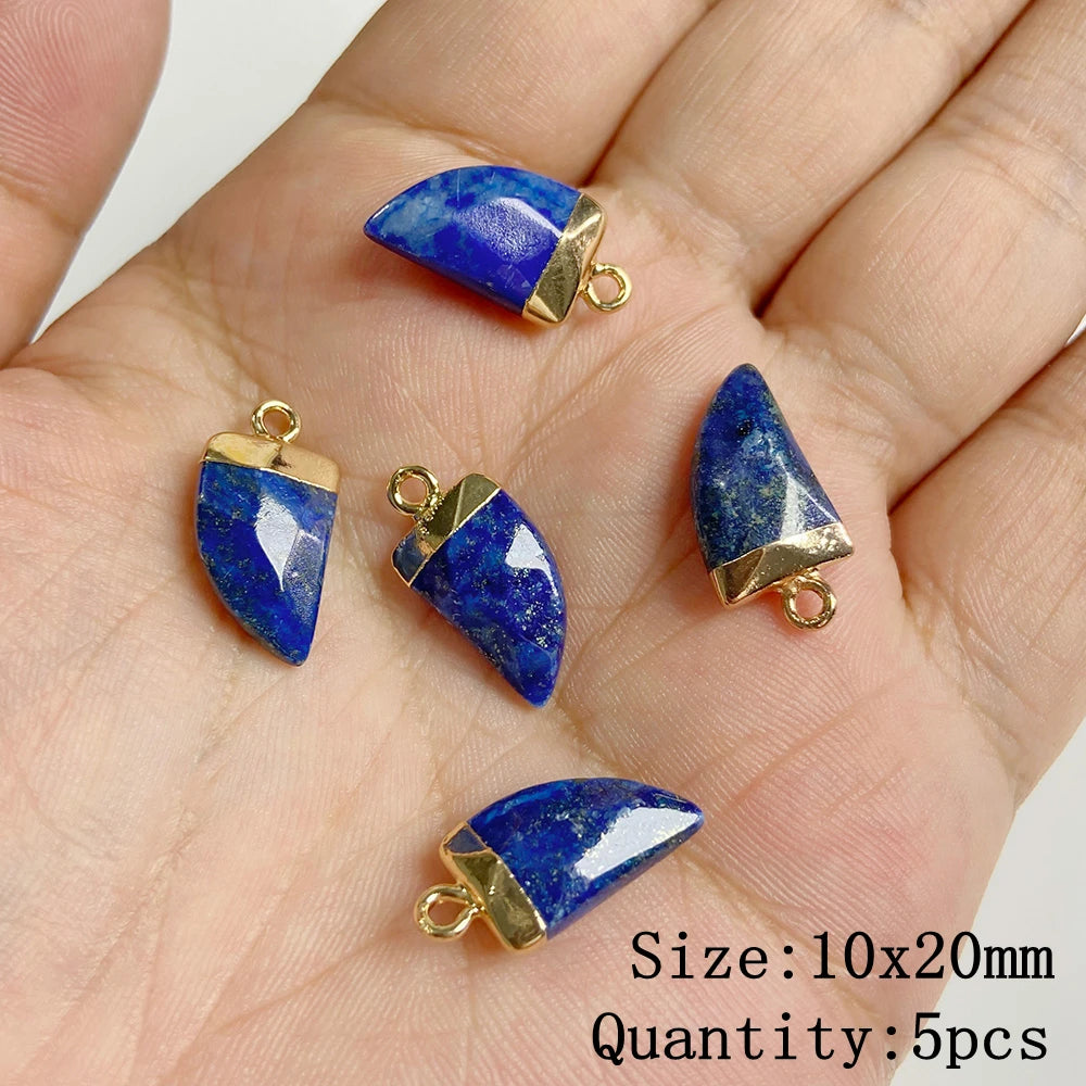 Lapis Lazuli Natural Gemstone Pendants & Charms | Jewelry Making Supplies