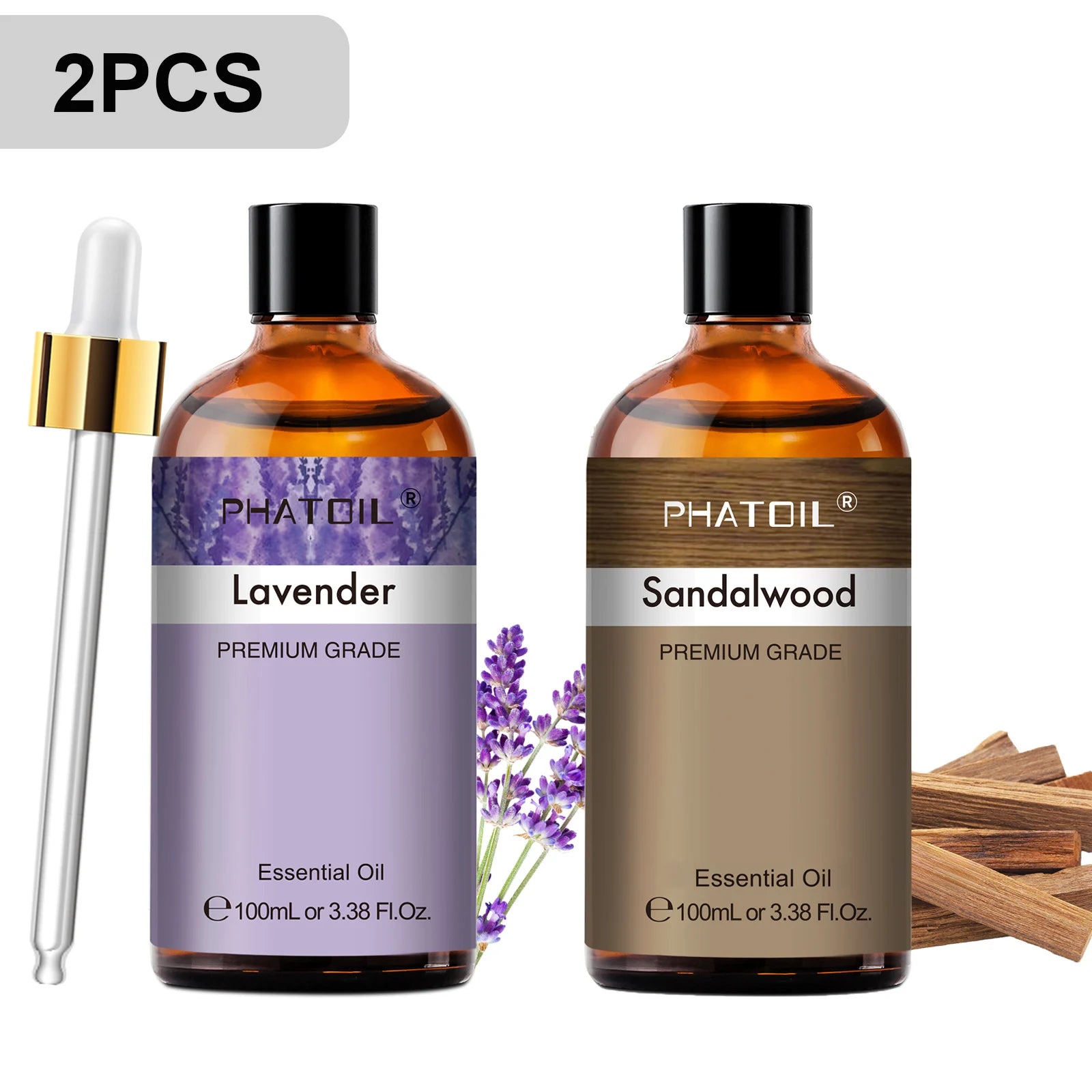 Premium Essential Oil 100ml | Singles, Blends & 2-Packs for Diffusers & Aromatherapy