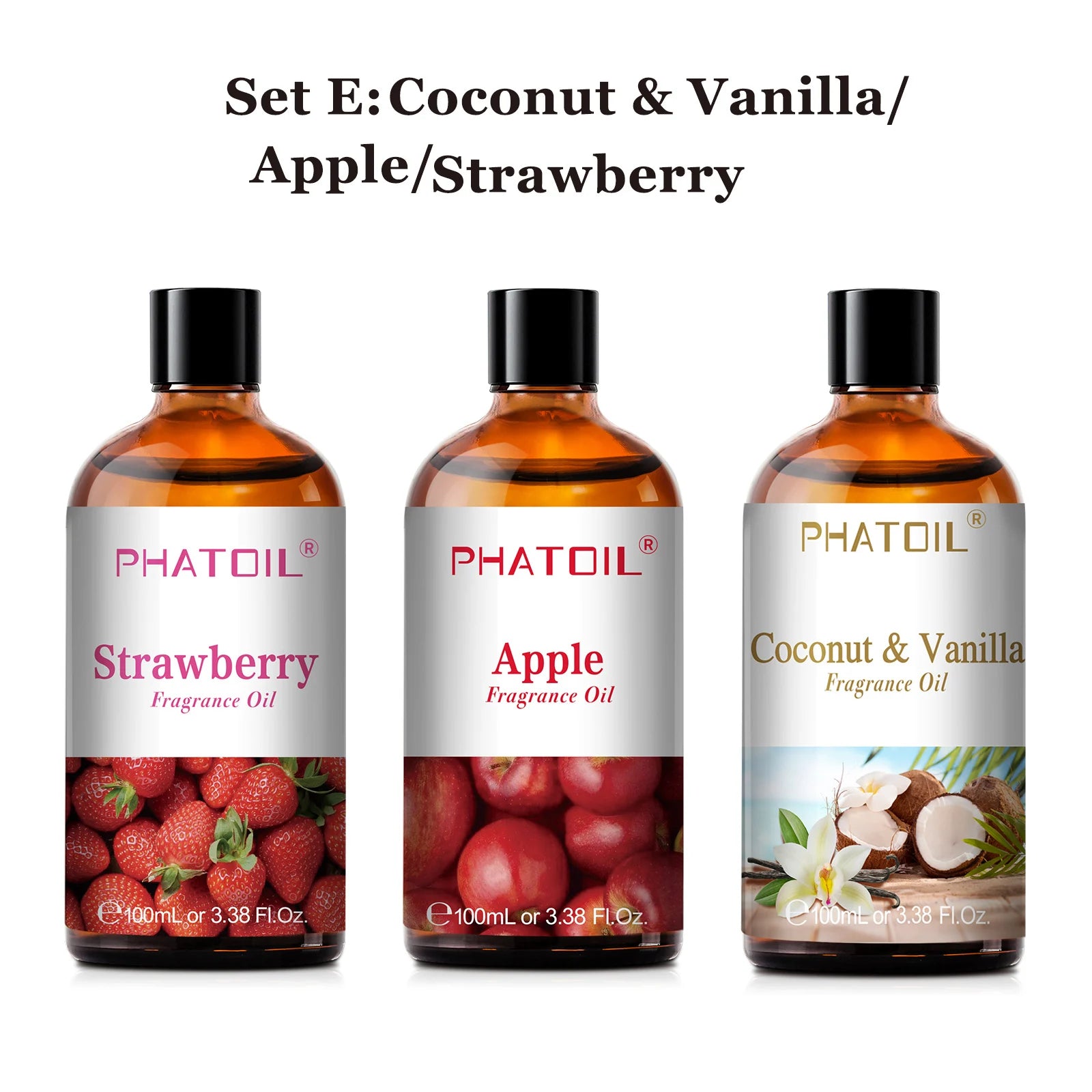 Fruit & Lifestyle Fragrance Oil 100ml | 2-Pack & 3-Pack Sets for Diffusers, Candles & DIY