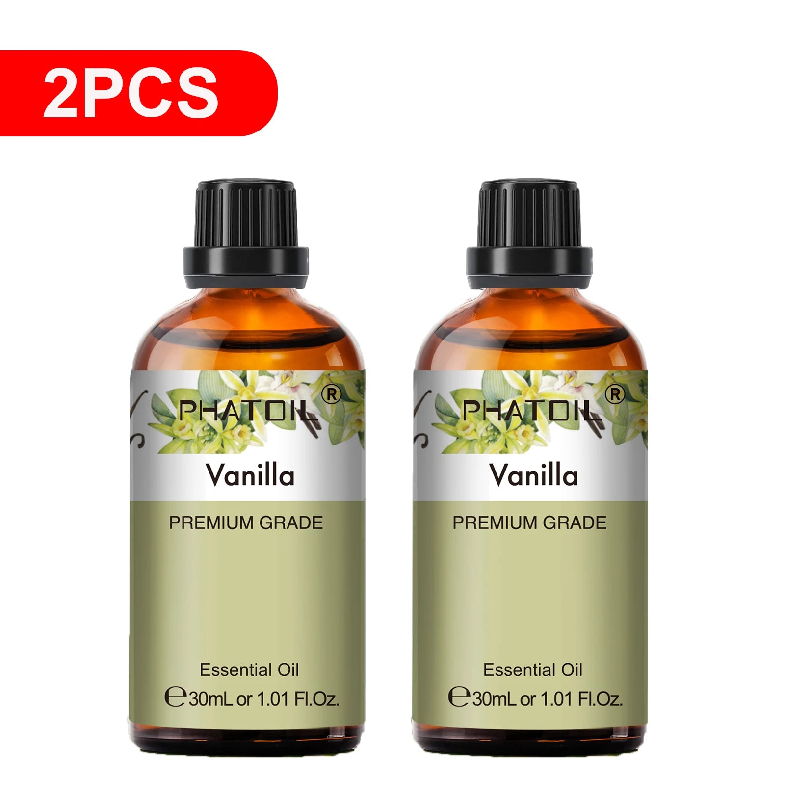 Pure Essential Oil 30ml | 2-Pack Aromatherapy Singles for Diffusers, Candles & DIY
