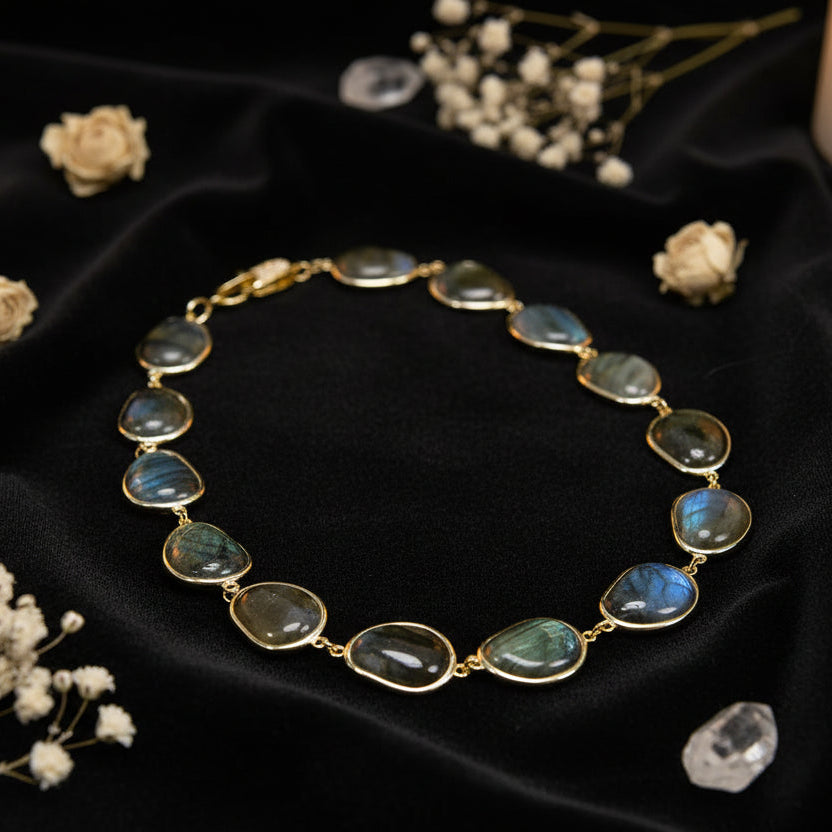 Labradorite Statement Choker