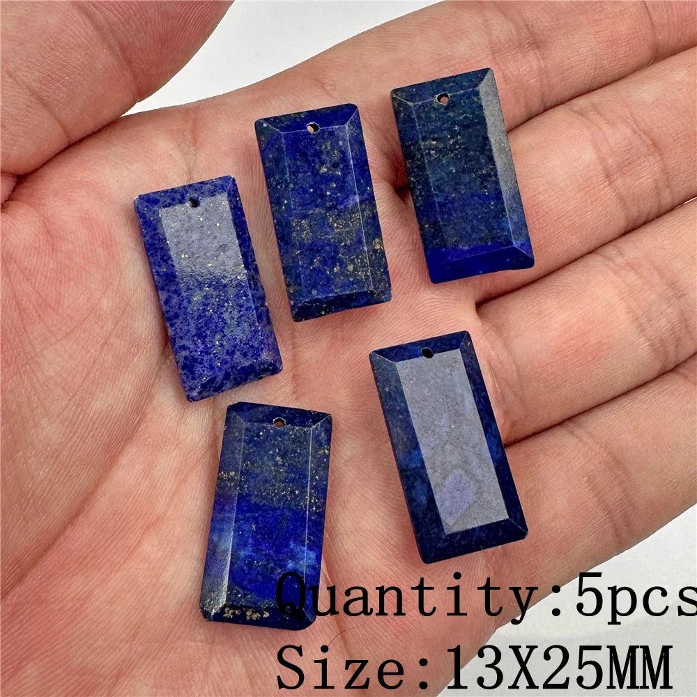 Lapis Lazuli Natural Gemstone Pendants & Charms | Jewelry Making Supplies