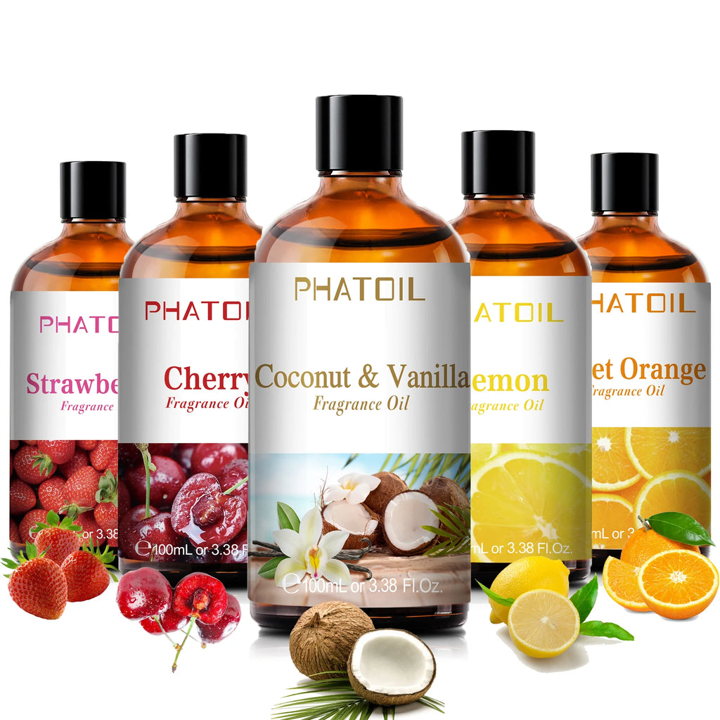 Fruit & Coconut Fragrance Oils – 100ml Singles, 2-Pack & 3-Pack Sets