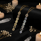 7 Chakra Pendant Necklace – Colorful Stone Stainless Steel