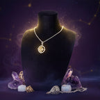 Star & Moon Golden Talisman Necklace