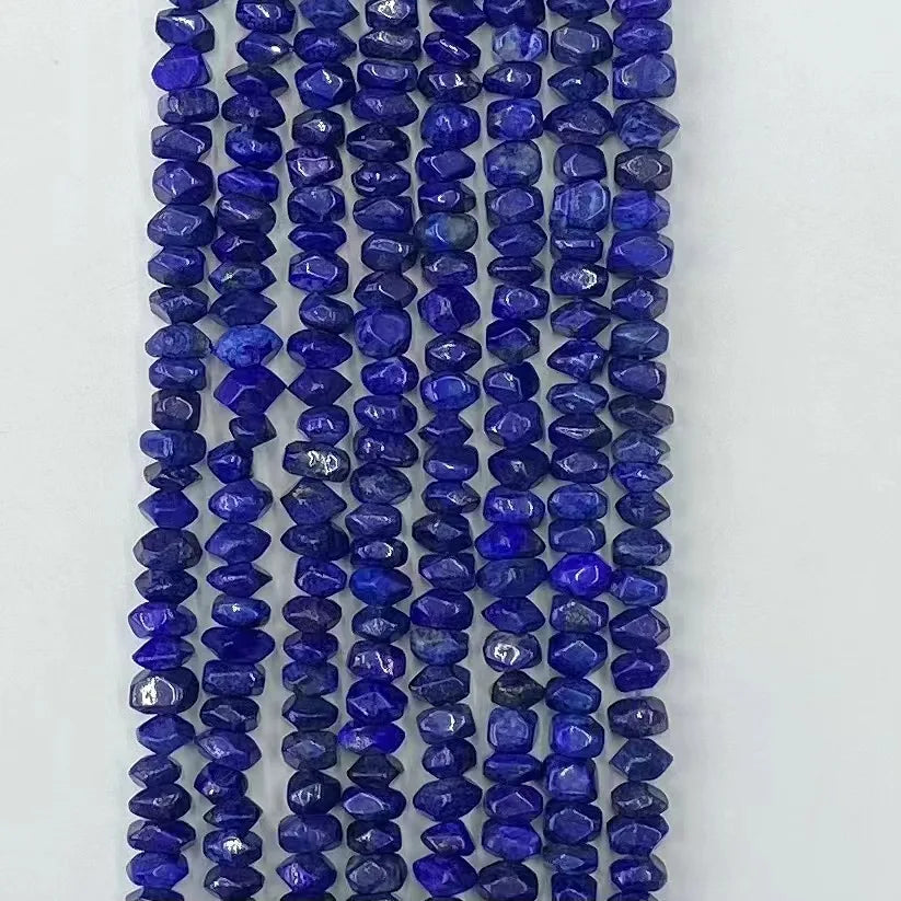 AAAA Lapis Lazuli Irregular Nugget Bead Strand | Natural Gemstone for Jewelry Making