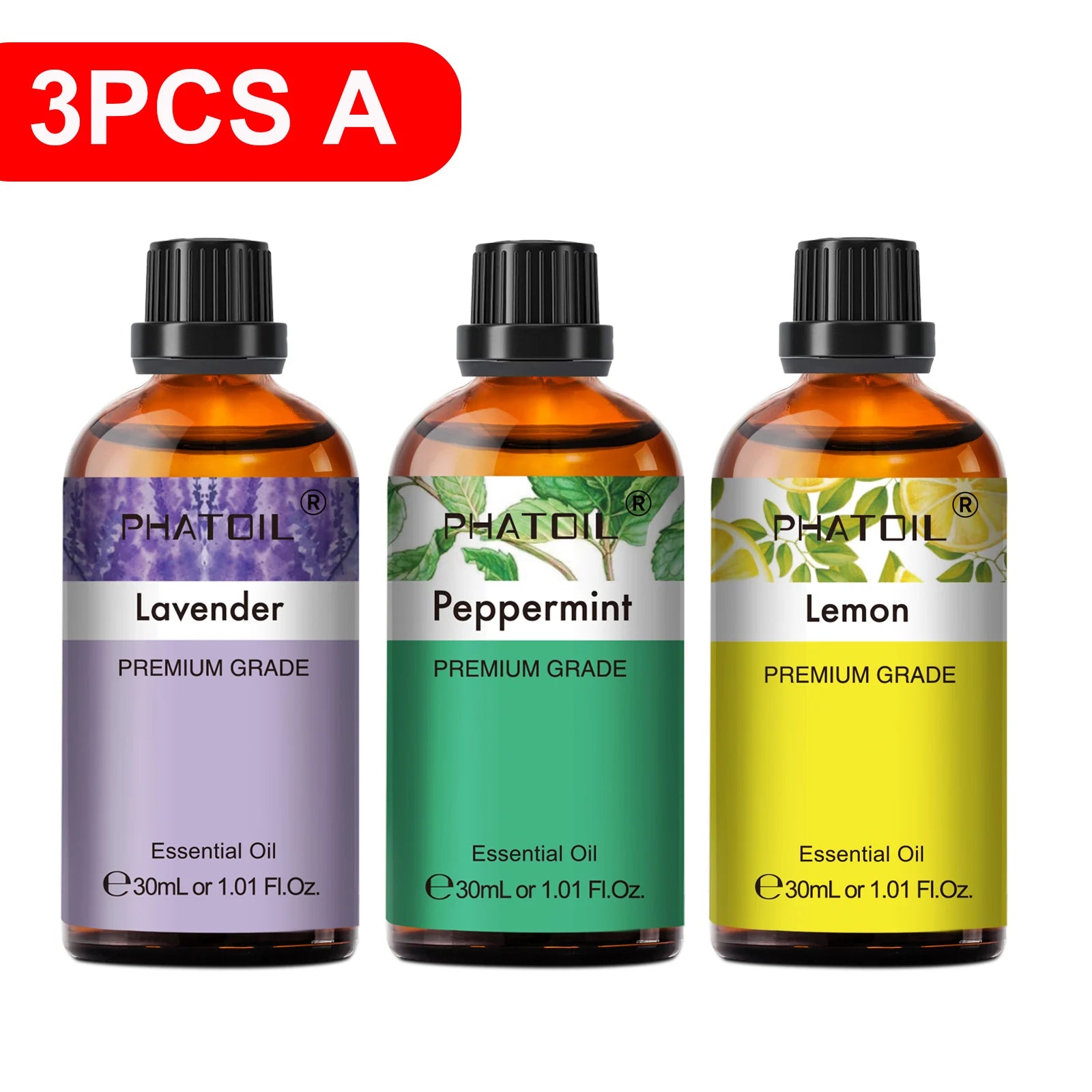 Pure Essential Oils – 30ml Singles, 2-Pack & 3-Pack Sets
