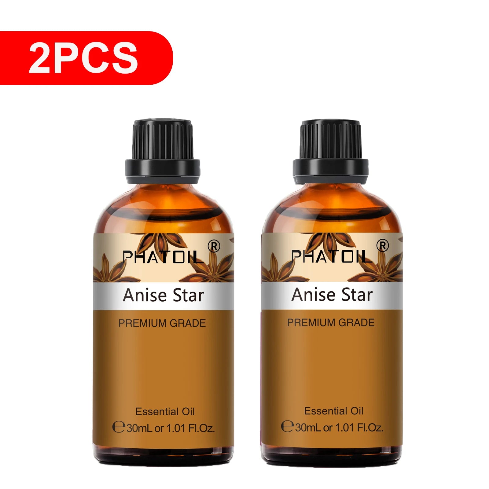 Pure Essential Oil 30ml | 2-Pack Aromatherapy Singles for Diffusers, Candles & DIY