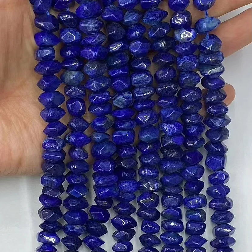 AAAA Lapis Lazuli Irregular Nugget Bead Strand | Natural Gemstone for Jewelry Making