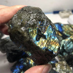 Raw Labradorite Crystal Stone | Choose Your Size