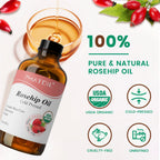 Pure Carrier Oils 118ml with Dropper – Rosehip, Argan, Jojoba & More