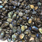 Labradorite Palm Stone | Natural Crystal for Reiki & Meditation