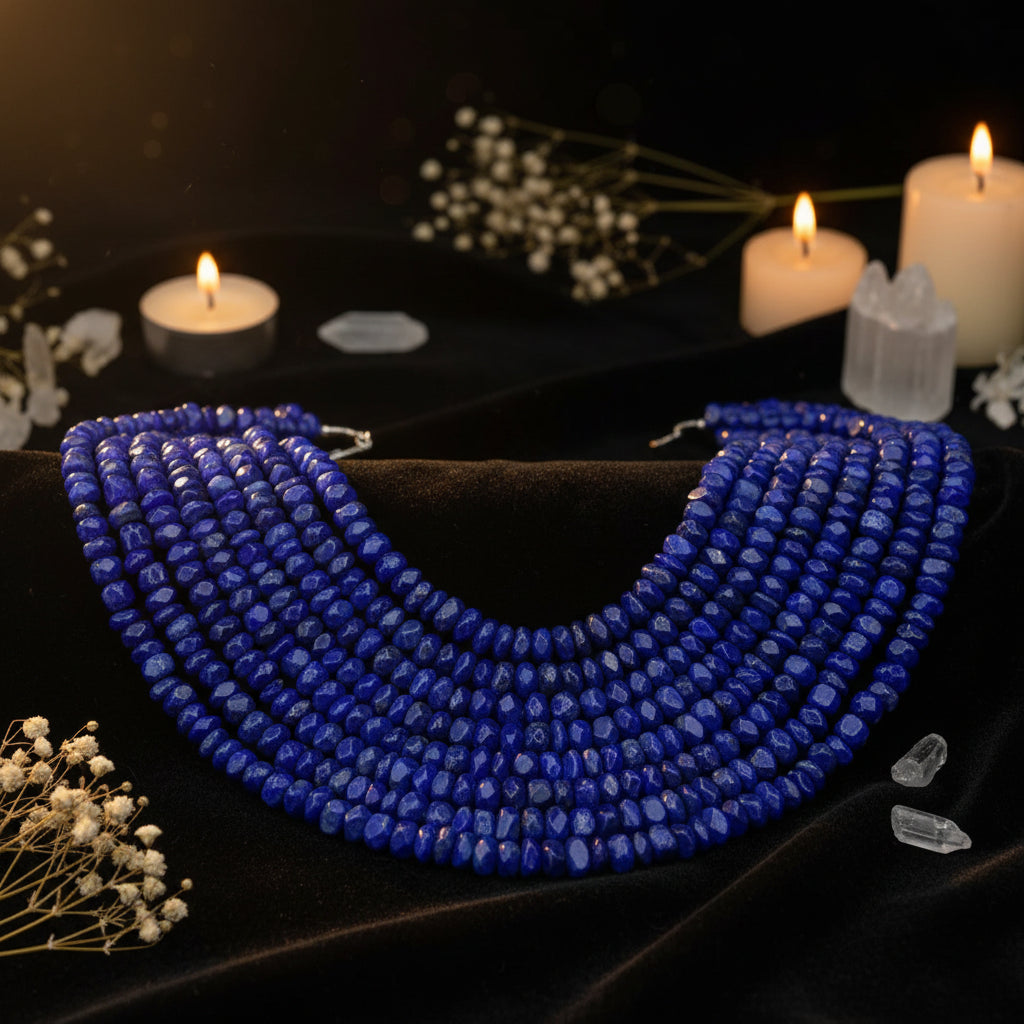 AAAA Lapis Lazuli Irregular Nugget Bead Strand | Natural Gemstone for Jewelry Making