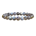 Labradorite Crystal Bracelet | Natural Gemstone Bead Bracelet