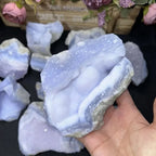 Blue Lace Agate Raw Specimen | Natural Rough Crystal