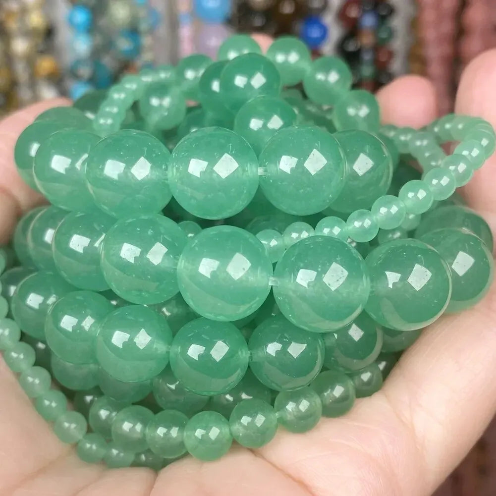 Natural Crystal Bead Strand — 8mm Healing Stone Beads for Jewelry Making