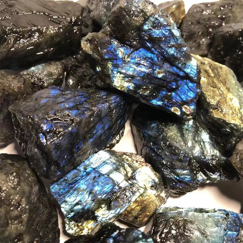 Raw Labradorite Crystal Stone | Choose Your Size