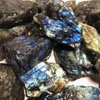 Raw Labradorite Crystal Stone | Choose Your Size