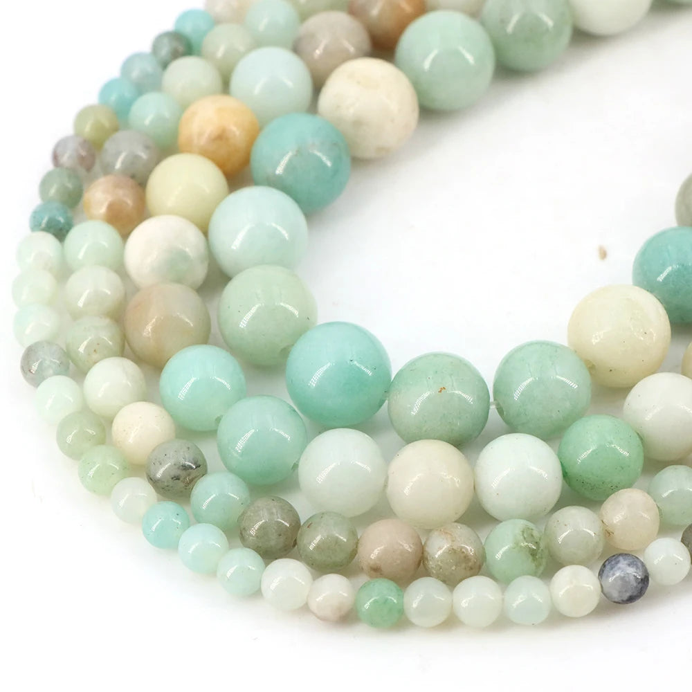 Natural Crystal Bead Strand – Healing Stone Beads for Jewelry Making