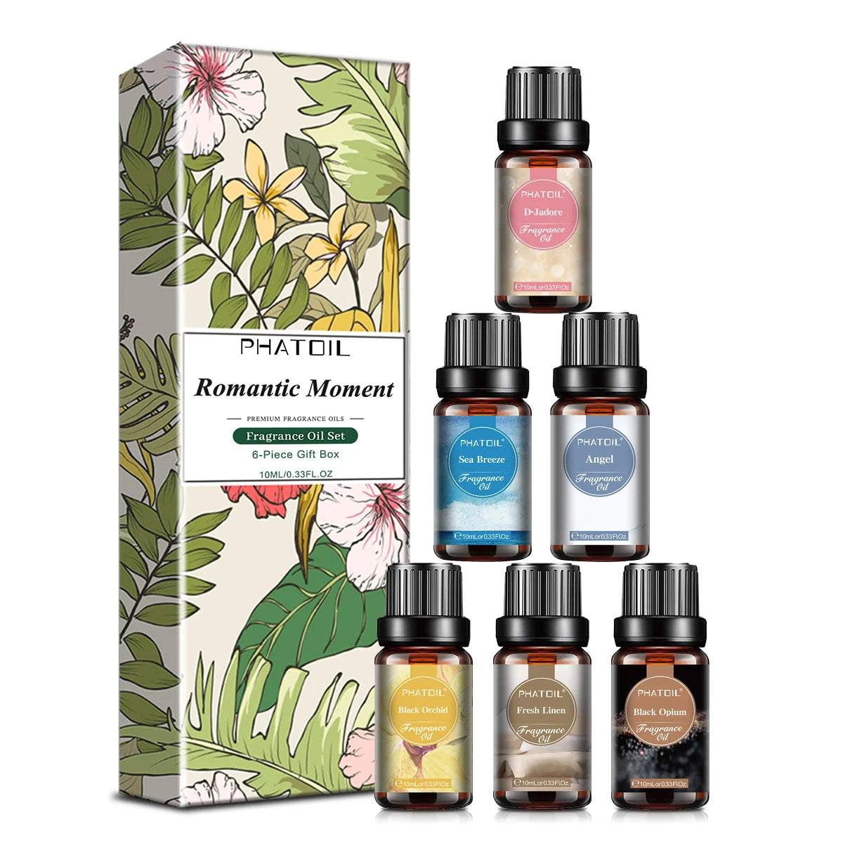 Flower Series Fragrance Oils – 10ml Singles, 6-Pack & 10-Pack Sets