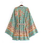 Boho Floral Kimono Robe