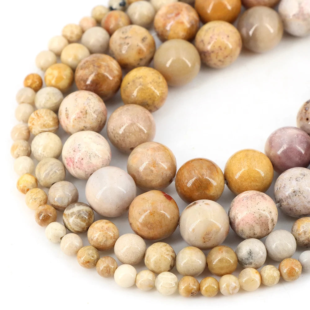 Natural Crystal Bead Strand – Healing Stone Beads for Jewelry Making