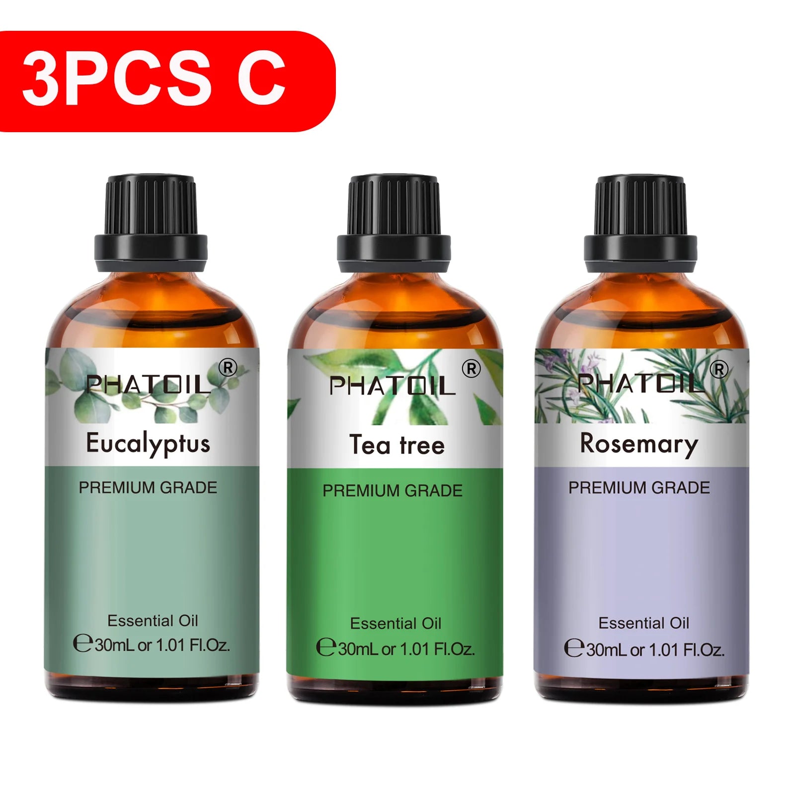 Pure Essential Oils – 30ml Singles, 2-Pack & 3-Pack Sets