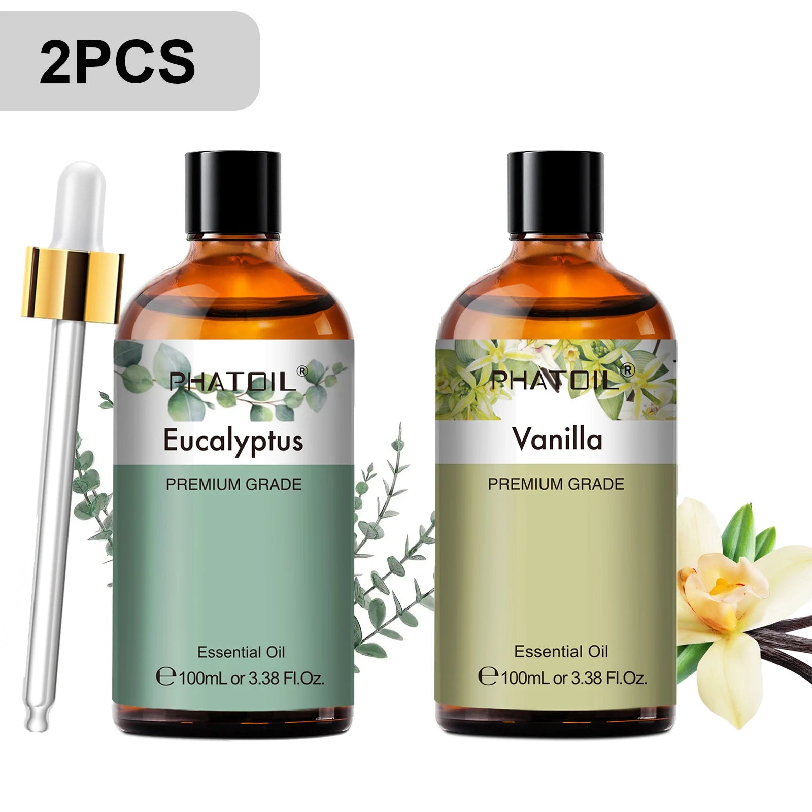 Premium Essential Oil 100ml | Singles, Blends & 2-Packs for Diffusers & Aromatherapy