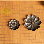 Lotus Incense Burner | 2-in-1 Bronze Metal Holder for Sticks & Cones