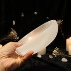 Natural Selenite Bowl — Crystal Charging, Cleansing & Sacred Space