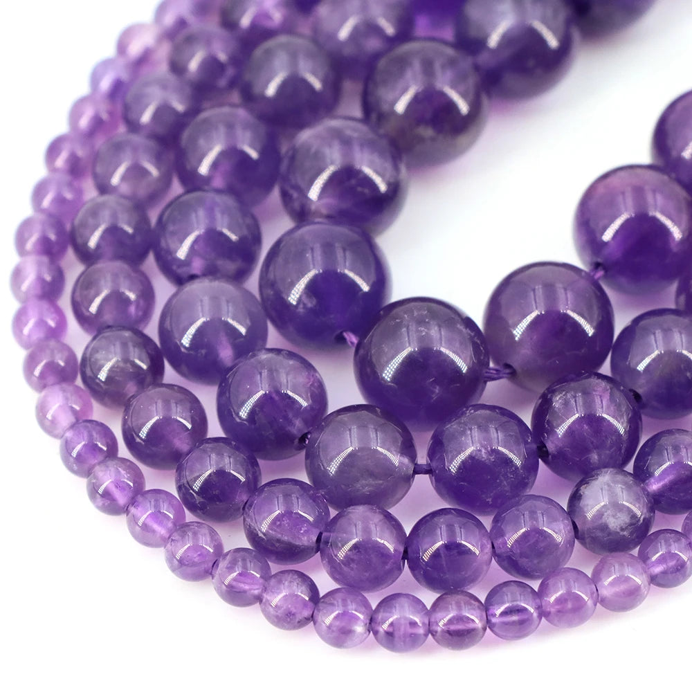 Natural Crystal Bead Strand – Healing Stone Beads for Jewelry Making
