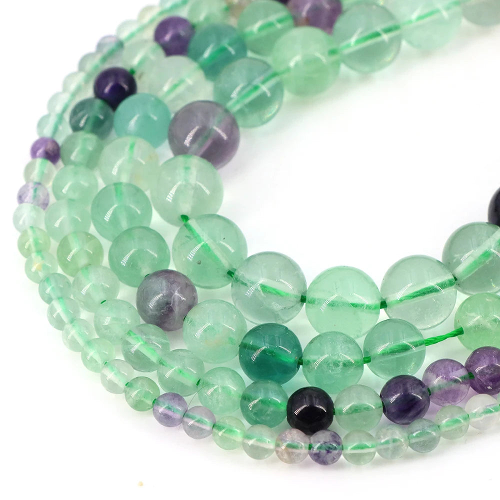 Natural Crystal Bead Strand – Healing Stone Beads for Jewelry Making