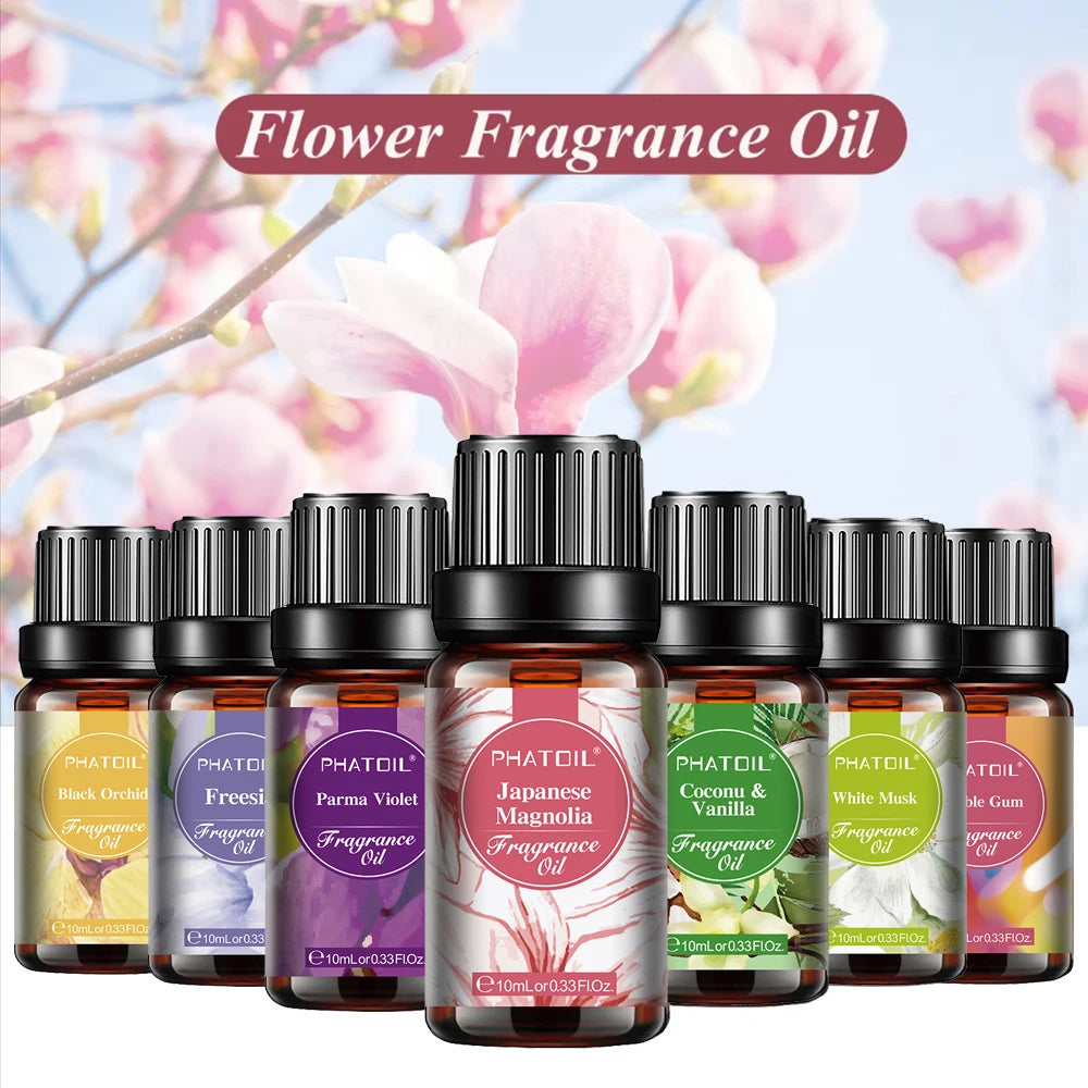 Flower & Lifestyle Fragrance Oil 10ml | Singles, 6-Pack & 10-Pack for Diffusers, Candles & DIY