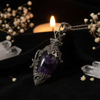 Natural Crystal Pendulum for Dowsing & Spiritual Divination — Genuine Gemstone