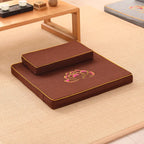 Linen Meditation Floor Cushion | Zafu Sitting Mat for Yoga & Ritual
