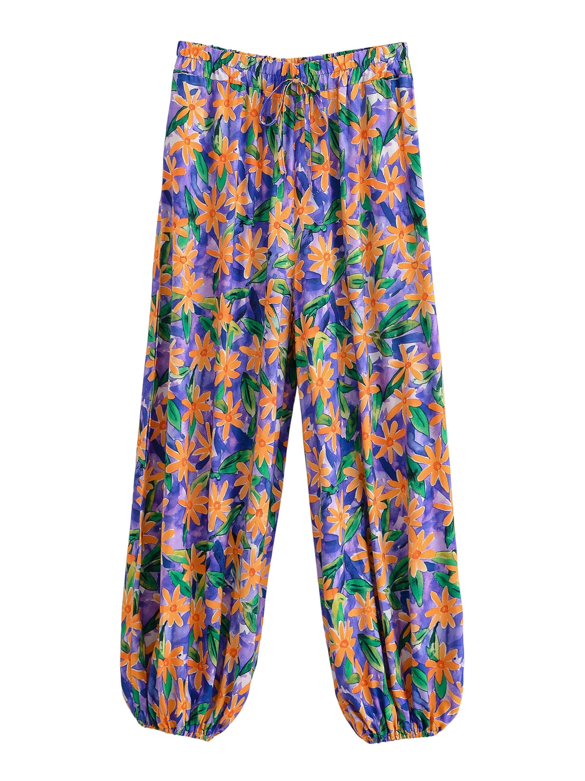 Boho Floral Harem Pants