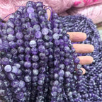 Natural Crystal Bead Strand – Healing Stone Beads for Jewelry Making