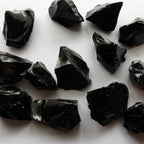 Raw Black Obsidian Rough Stone – Natural Healing Crystal Specimen