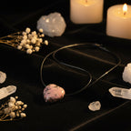 Natural Stone Heart Pendant Necklace – Choose Your Crystal