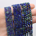 Lapis Lazuli Faceted Spacer Beads | 2mm 3mm 4mm | Natural Gemstone Jewelry Making