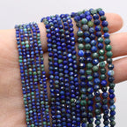 Lapis Lazuli Faceted Spacer Beads | 2mm 3mm 4mm | Natural Gemstone Jewelry Making